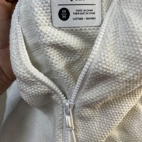 Level Wear NWT Women's Golf Jacket Small White Full Zipper Front Pockets MEDIUM - Picture 7 of 8